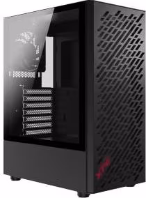XPG Torre Gaming Valor AIR Cristal templado negro | 75261054 | 4711085937520 imagen 1