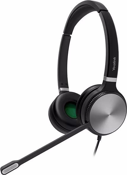 Yealink YHS36 Auriculares Alámbrico Diadema Oficina/Centro de llamadas Negro, P | YHS36-DUAL | 6938818306448 imagen 1