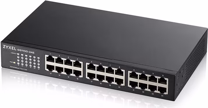 Zyxel GS1100-24E No administrado Gigabit Ethernet (10/100/1000) Negro | GS1100-24E-EU0103F | 4718937614127 imagen 1