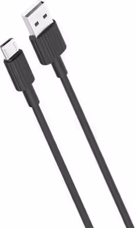 CABLE NB156 SILICONA USB - MICRO USB | 2.4A | 1 MTR | NEGRO XO | XONB156MCBK | 6920680871810 imagen 1