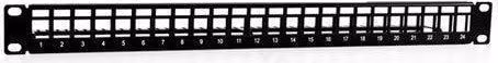 PANEL DE PARCHEO 24 PUERTOS VACIO CROMAD | CR0989 | 8436049025155 imagen 1