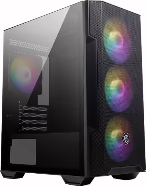 MSI MAG FORGE M100R carcasa de ordenador Midi Tower Negro, Transparente | 306-7G20R21-809 | 4719072932220 imagen 1