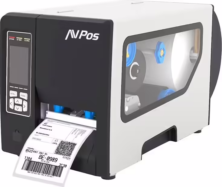 IMPRESORA AVPOS TERMICA INDUSTRIAL ETIQUETAS USB + SERIE + LAN 3YR GAR | AVP-E1 | 0729927846958 imagen 1