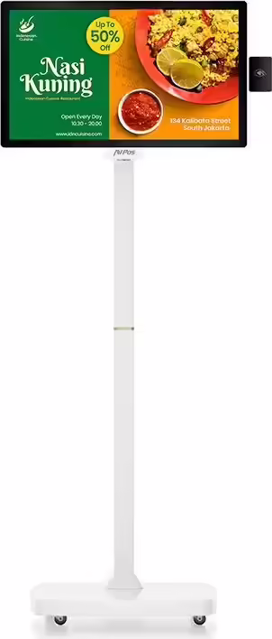 KIOSKO AUTOSERVICIO AVPOS DISPLAY COMPACT FLOOR 24 I3 10TH/8GB/256GB/WIFI/2D | AVP-CD24-I3 | 0632556693223 imagen 1