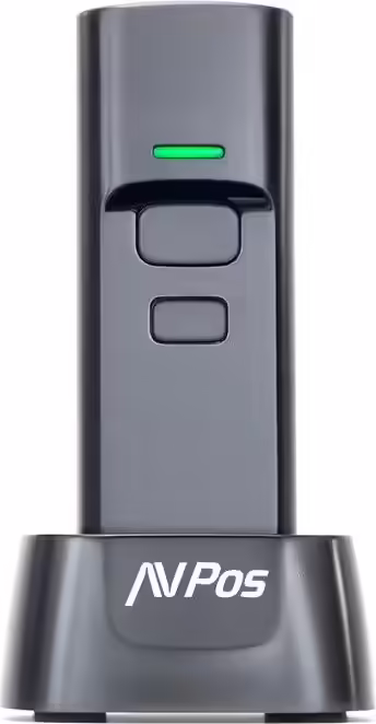 LECTOR AVPOS CODIGOS PORTATIL 2D + QR BT03 WIRELESS 2.4 + BLUETOOTH + BASE | AVP-BT03-2D | 0637962789195 imagen 1