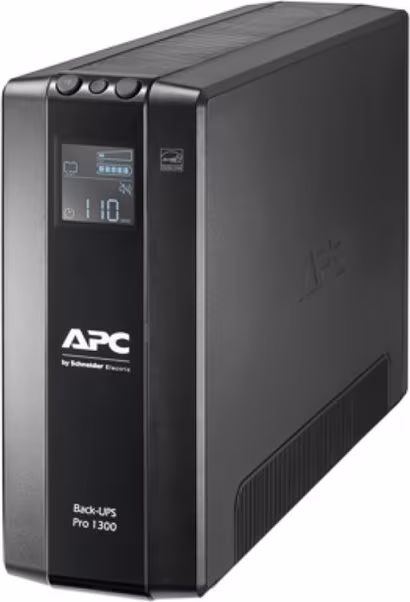 S.A.I. APC Pro BR 1300VA 780W 8 Tomas Negra (BR1300MI) | 0731304346906 imagen 1