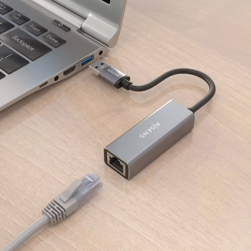 AISENS Conversor USB 3.0 a ethernet Gigabit 10/100/1000 Mbps, Gris, 15cm | A106-0897 | 8435739902097 imagen 6