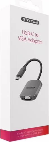 Adaptador Sitecom USB-C a VGA Gris (CN-371) | 8716502030460 imagen 4