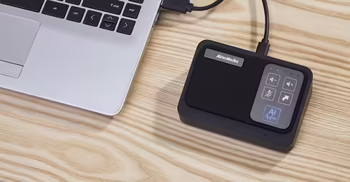 Altavoz AverMedia AS311 USB-A 2.0 Negro (61AS311000AB) | 0795522966902 imagen 2