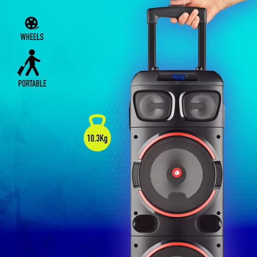 Altavoz NGS RGB 300W TWS USB 3.5mm BT Negro (WILDDUB1) | 8435430620115 imagen 9