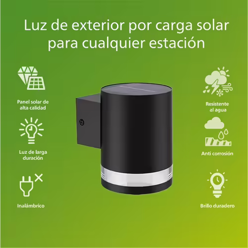 Aplique Pared Philips Fyce Solar 1.5W (929003364701) imagen 3