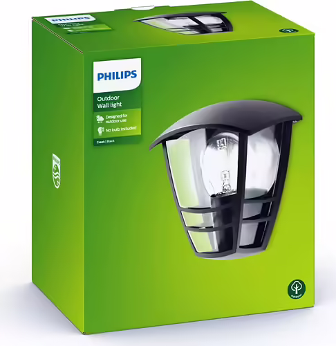 Aplique Mural Philips Creek 60W Negro (915002790302) | 8718291443520 imagen 3