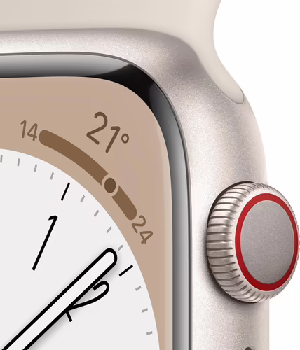 Apple Watch Series 8 GPS + Cellular Caja de aluminio Blanco estrella 45mm, color | MNK73TY/A | 0194253181354 imagen 3