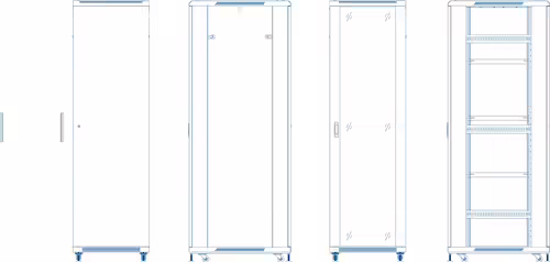 Armario Suelo Aiten 19`` 47U 600X800 Acces. (F80.68.47) | 6940533543923 imagen 6