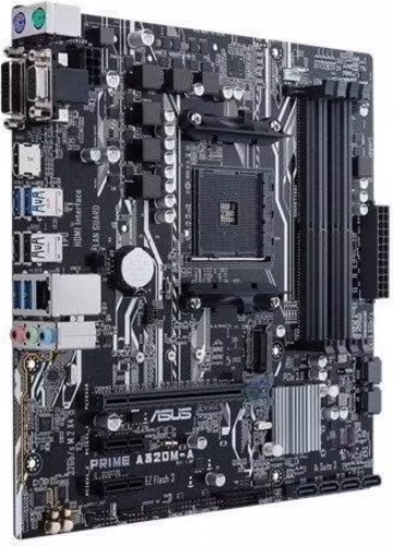 ASUS PRIME A320M-A: (AM4) 4DDR4 VGA DVI HDMI RJ45 mATX | 90MB0VA0-M0EAY0 | 4712900765373 imagen 3