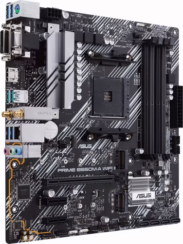 ASUS PRIME B550M-A WIFI II:(AM4) DDR4 VGA HDMI DVI mATX | 90MB19X0-M0EAY0 | 4711081309741 imagen 2