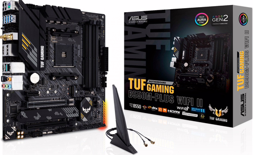ASUS TUF GAMING B550M-PLUS WIFI II:(AM4)4DDR4 HDMI mATX | 90MB19Y0-M0EAY0 | 4711081305705 imagen 7