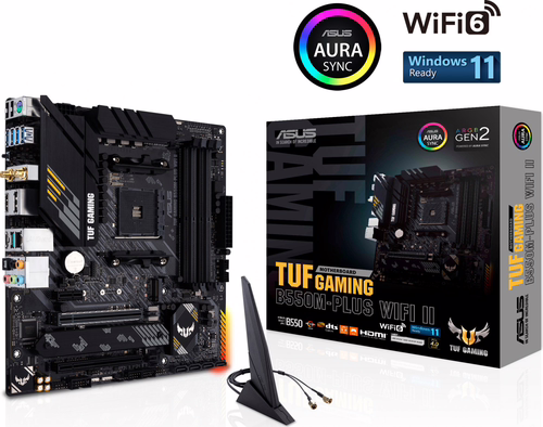 ASUS TUF GAMING B550M-PLUS WIFI II:(AM4)4DDR4 HDMI mATX | 90MB19Y0-M0EAY0 | 4711081305705 imagen 8