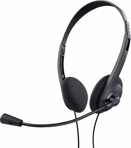 Auric+Micro Trust Chat Headset 3.5mm Negros (24659) | 8713439246599 imagen 2