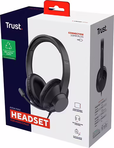 Auric+Micro Trust Ayda Max 3.5mm Negros (25460) | 8713439254600 imagen 6