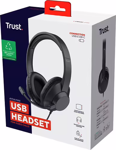 Auric+Micro Trust Ayda Max USB Negros (25461) | 8713439254617 imagen 6