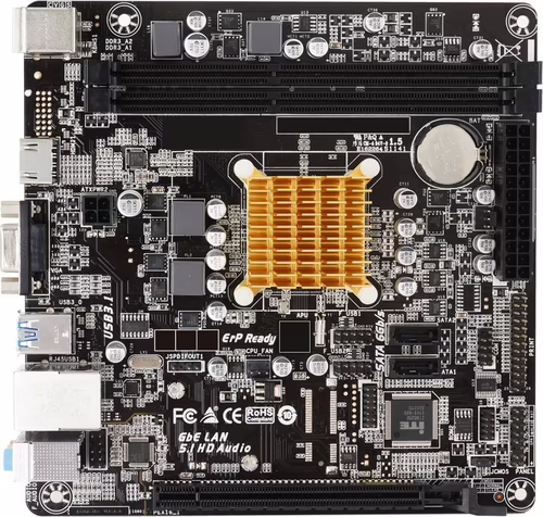 Biostar A68N-2100K:(AMD) E1-6010 2DDR3 VGA HDMI MiniITX | 4712960682399 imagen 2