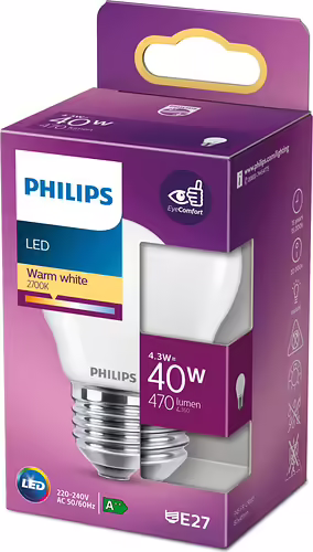 Bombilla Philips LED Classic 40W P45 E27 (929001345755) | 8718699763473 imagen 3