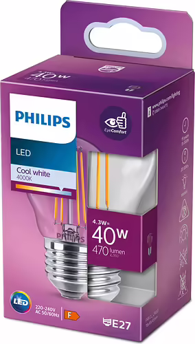 Bombilla Philips LED Classic 40W P45 E27 (929002378028) | 8718699764296 imagen 2