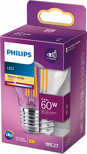 Bombilla Philips LED Classic 60W P45 E27 (929002029055) | 8718699762315 imagen 2