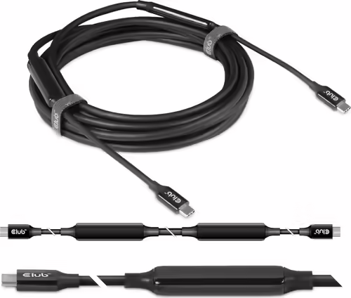 Cable Club 3D USB-C/M a USB-C/M 5m Negro (CAC-1535) | 8719214471699 imagen 9