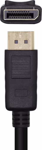 AISENS Cable DisplayPort V1.2 4K@60Hz 1 m Negro | A124-0455 | 8436574705096 imagen 4