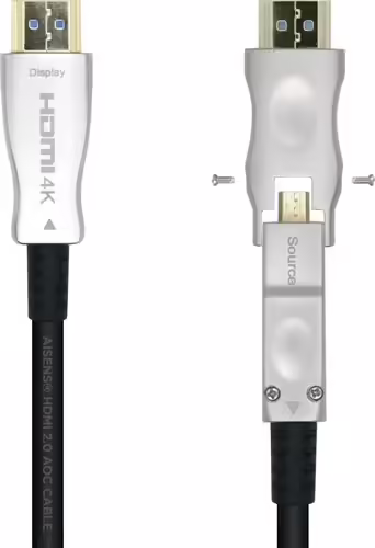 Aisens Cable Hdmi tipo-a estandar macho a Hdmi tipo-d micro V2.0 AOC desmontable | A148-0513 | 8436574705812 imagen 3