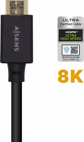 Cable AISENS HDMI/M a HDMI/M 2m Negro (A150-0423) | 8436574704594 imagen 3