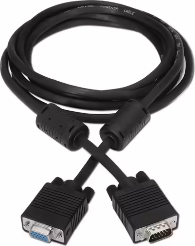CABLE VGA H A VGA H 1.8MT AISENS FERRITA NEGRO A113-0078 | 8436574700770 imagen 2