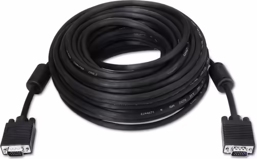 CABLE AISENS SVGA CON FERRITA CONECTORES TIPO D-SUB HDB15 MACHO DOBLE APANTALLAD | A113-0077 | 8436574700763 imagen 2