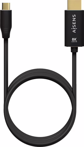 Cable AISENS USB-C/M a HDMI/M 8K 2m Negro (A109-0712) | 8436574708646 imagen 3
