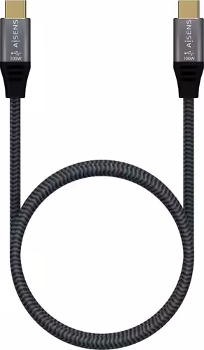 AISENS Cable USB 3.2 Gen2x2 Aluminio 20Gbps 8K@30Hz 5A 100W E-Mark, Tipo USB-C/M | A107-0670 | 8436574707861 imagen 3