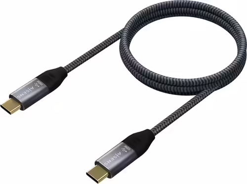 AISENS Cable USB 3.2 Gen2x2 Aluminio 20Gbps 8K@30Hz 5A 100W E-Mark, Tipo USB-C/M | A107-0671 | 8436574707878 imagen 2