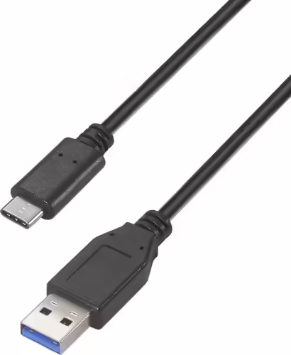 AISENS Cable USB 3.1 Gen 2 10 Gbps 3 A, Tipo C/M-A/M, Negro, 1.5m | A107-0450 | 8436574705010 imagen 3