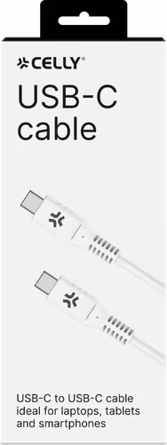 Cable CELLY Usb-C a Usb-C 1m Blanco (USBCUSBCWH) imagen 4