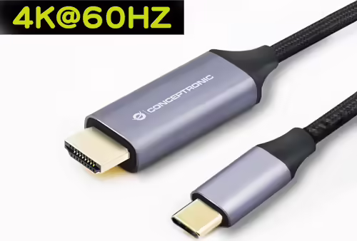Cable CONCEPTRONIC USB-C/M a HDMI/M 2m Gris (ABBY10G) | 4015867230848 imagen 5