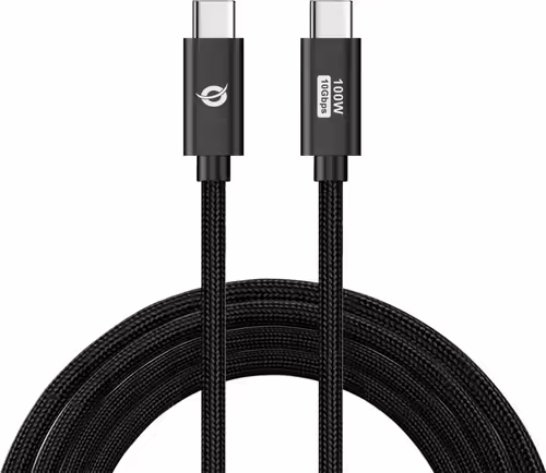 Cable CONCEPTRONIC USB-C M/M 100W 2m Negro (ETTA02B20) | 4015867237915 imagen 2