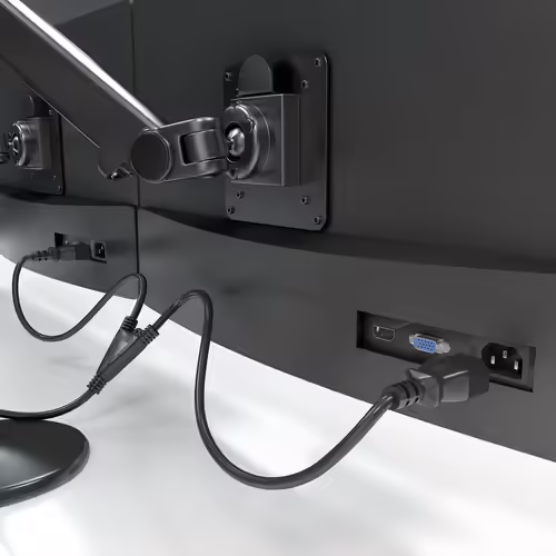 AISENS Cable Alimentacion CPU, CEE7/M-2xC13/H, Negro, 3.0m | A132-0865 | 8435739901489 imagen 5