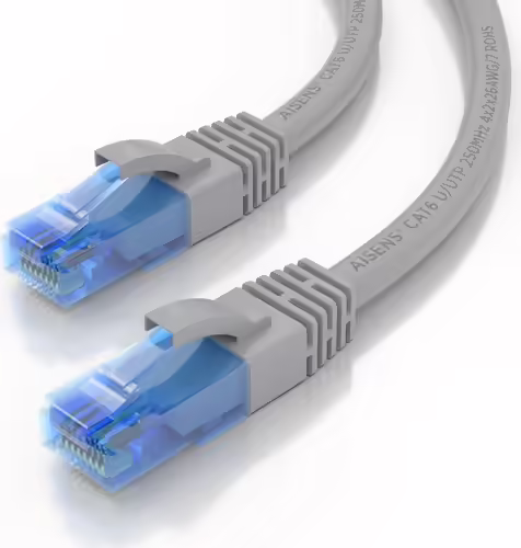 Cable AISENS RJ45 Cat.6 AWG26 CCA 75cm Gris (A135-0774) | 8435739900031 imagen 3