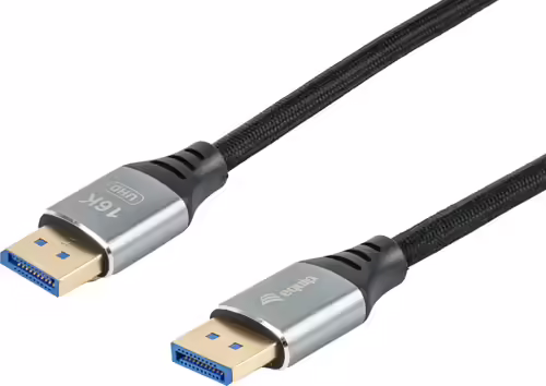 Cable EQUIP DP M/M Premium 2.1 3m Aluminio (EQ119283) | 4015867239032 imagen 2
