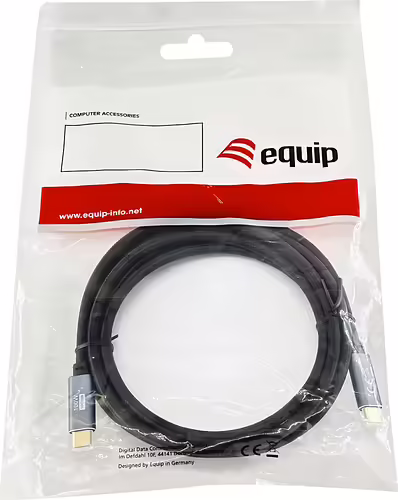 Cable EQUIP USB-C/M a USB-C/M Negro (EQ128357) | 4015867231012 imagen 5