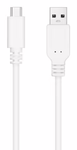 Nanocable Cable USB 2.0 3A, tipo USB-C/M-A/M, Blanco, 1 m | 10.01.2101-W | 8433281014732 imagen 2