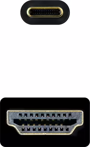 Nanocable USB-C/M a HDMI/M 5m Negro (10.15.5135) | 8433281015470 imagen 3