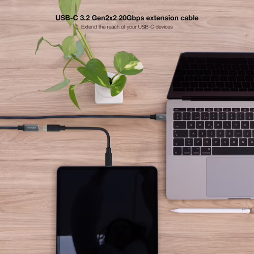 Cable NANOCABLE Usb-C/M a Usb-C/H 2m (10.01.4502-COMB) | 8433281015425 imagen 5