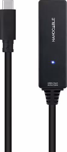 Nanocable USB-C M/H Cable 5m Negro (10.01.1311) | 8433281015333 imagen 3